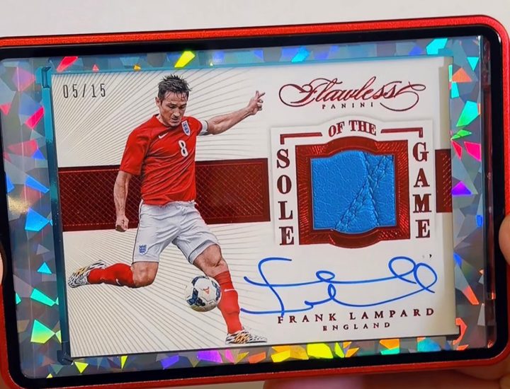 Frank Lampard Panini Flawless 2015 Sole of the Game Auto Patch, nummeriert 5 von 15